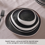 Karaca Red Carpet Earth Collection Galactic 55 Parça 12 Kişilik Yemek Takımı
