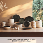Karaca Red Carpet Earth Collection Galactic 55 Parça 12 Kişilik Yemek Takımı