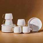 Karaca Saturn 6 Kişilik Kahve Fincanı Takımı 90 ml Gold