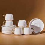 Karaca Saturn 6 Kişilik Kahve Fincanı Takımı 90 ml Gold