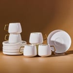 Karaca Saturn 6 Kişilik Kahve Fincanı Takımı 90 ml Gold