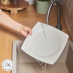 Karaca Square Bone Talia 60 Parça 12 Kişilik Yemek Takımı Platin