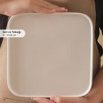 Karaca Stream Bone Cubique 35 Parça 6 Kişilik Kahvaltı Takımı