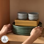 Karaca Stream Bone Monaco 34 Parça 6 Kişilik Kahvaltı Takımı
