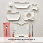 Karaca Stream Bone Pieris 34 Parça 6 Kişilik Kahvaltı Takımı