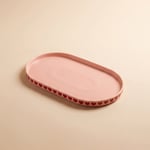 Karaca Sweetheart Kayık Tabak Pembe 18 cm