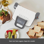 Karaca Swiss 4 Dilim Kapasiteli Izgara ve Tost Makinesi 1800W