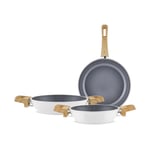Karaca Swiss Crystal 3 Parça Tava Sahan Seti Creamy
