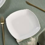 Karaca Tonny 6 Parça Opal Pasta Takımı Beyaz 19 cm