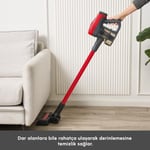 Karaca Vantuz Power Up Dikey Süpürge Imperial Red