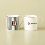 Karaca x Beşiktaş Lisanslı 2 Kişilik Çay Fincan Takımı 230 ml