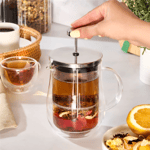 Karaca x Ebru Erke Pia Kiku Çİft Cidarlı French Press
