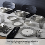 Karaca x Fenerbahçe Lisanslı Forever Bone 24 Parça 6 Kişilik Yemek Takımı
