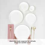 Karaca x Hussein Chalayan Fine Pearl 6 Parça Tek Kişilik Yemek Takımı