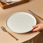 Karaca x Refika Bembeyaz Yuvarlak Servis Tabağı 28 cm