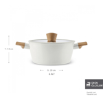 Karaca x Refika Swiss Crystal Almond Cream Tencere