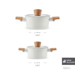 Karaca x Refika Swiss Crystal Almond Cream İndüksiyon Tabanlı Midi 4 Parça Set