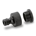 Karcher Musluk Adaptörü (G3/4 w/ G1/2) Çap Düşürücü - Seçenekler: Musluk Adaptörü G1 w/ G3/4 Çap Düşürücü