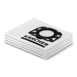 Karcher, Wd 2 Plus/3 4St Keçe Filtre Torbası, 2.863-314.0, Beyaz