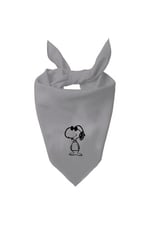 Kare Snoopy Tasarım Tek Renk Fular