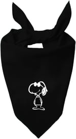 Kare Snoopy Tasarım Tek Renk Fular