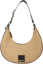 KARL LAGERFELD JEANS Bayan Box Logo Halfmoon Bag