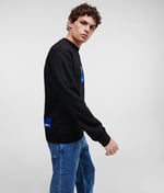 KARL LAGERFELD JEANS Erkek Klj Regular Logo Sweat Sweatshirt