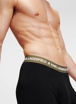 KARL LAGERFELD Logo Gövde Colorband (X3) Trunks Erkekler