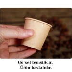 Karton Bardak 2,5 Oz 50 Adet Kahve Bardağı Küçük Bardak Türk Kahvesi Bardağı Espresso Bardağı