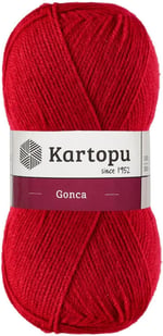 Kartopu Gonca El Örgü İpi 100 gr K132 Koyu Kırmızı