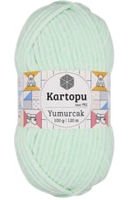 Kartopu Yumurcak Kadife El Örgü İpi Su Yeşili K560