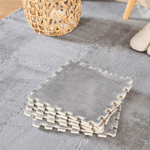 Kaşmir Halı 4'lü Puzzle Mat 30x30 cm