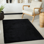 Kaşmir Halı 7/24 Cosy Premium Siyah 70x100 cm
