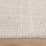 Kaşmir Halı 7/24 İskandinav Sten Bej 80x150 cm