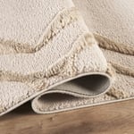 Kaşmir Halı 7/24 Plushy Doha Bej 80x150 cm