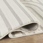 Kaşmir Halı 7/24 Plushy Runa Gray 80x300 cm