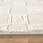 Kaşmir Halı 7/24 Plushy Todra Krem 80x150 cm