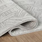 Kaşmir Halı 7/24 Sahara Sofline Aura Grey 50x80 cm