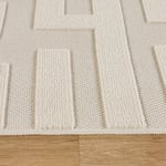 Kaşmir Halı İskandinav Roar White 160x230 cm