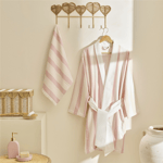Kaşmir Home Helen Kimono Set Offwhite-Bej S-M