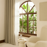 Kaşmir Home Holly Ada Fon Perde Koyu 150x270 cm