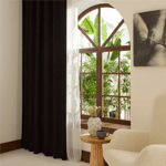 Kaşmir Home Holly Ada Fon Perde Koyu 150x270 cm