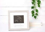 Kate & Milo Rustik Büyükanne Sonogram Resim Çerçevesi, Hamilelik Duyurusu, Ultrason Bebek Fotoğraf Çerçevesi, Cinsiyet-Nötr Bebek Hatıra Çerçevesi, Mas - Seçenekler: Rustik Ben ve Kız Kardeşim Çerçeve