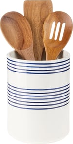Kate Spade New York 885892 Charlotte Street utensil crock, Blue