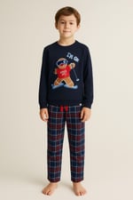 Katia & Bony Erkek Çocuk Breadman Pijama Altı, 22512K2010 - Seçenekler: 2-3, 4-5 Yıl, 6-7 Yıl, 8-9 Yıl, 10-11 Yıl