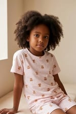 Katia & Bony Kız Çocuk Teddy Şortlu Pijama Takımı, 12612E2004 - Seçenekler: 2-3 Yıl, 4-5 Yıl, 6 Yıl, 8 Yıl, 10 Yıl, 12 Yıl, 14 Yıl
