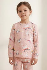 Katia & Bony Kız Çocuk Unicorn Pijama Takımı Pembe 9 Yaş, 12612E2007 - Seçenekler: 2 Yıl, 3 Yıl, 4 Yıl, 5 Yıl, 6 Yıl, 7 Yıl, 8 Yıl, 9 Yıl