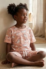Katia & Bony Kız Çocuk Unicorn Şort Pijama Takımı, 12612E2002 - Seçenekler: 2-3 Yıl, 4-5 Yıl, 6-7 Yıl, 8-9 Yıl, 10-11 Yıl, 12-13 Yıl...