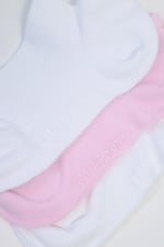 Katia & Bony Run 3'lü Çocuk Basic Patik Çorap Beyaz/Beyaz/Pembe 9-12 Yaş, 9-12 Yaş, KAT01K00084, WHITE/WHITE/PINK, kız-çocuk