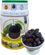 Katırlı Güney Tarla Gemlik Köyü Sofralık Siyah Zeytin 1 KG